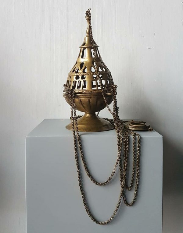 15th century bronze censer